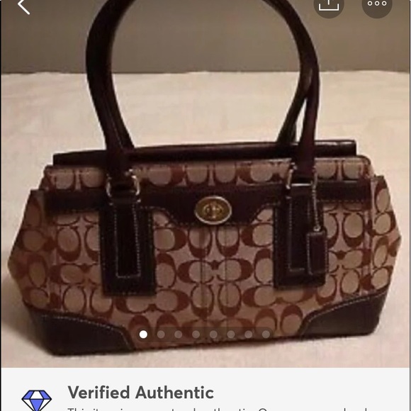 MINT CONDITION VERIFIED AUTHENTIC COACH HAMPTON - Picture 8 of 16